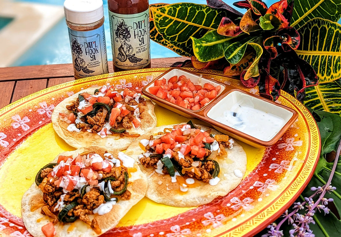 Dat’l Hook Ya Pork Tostada