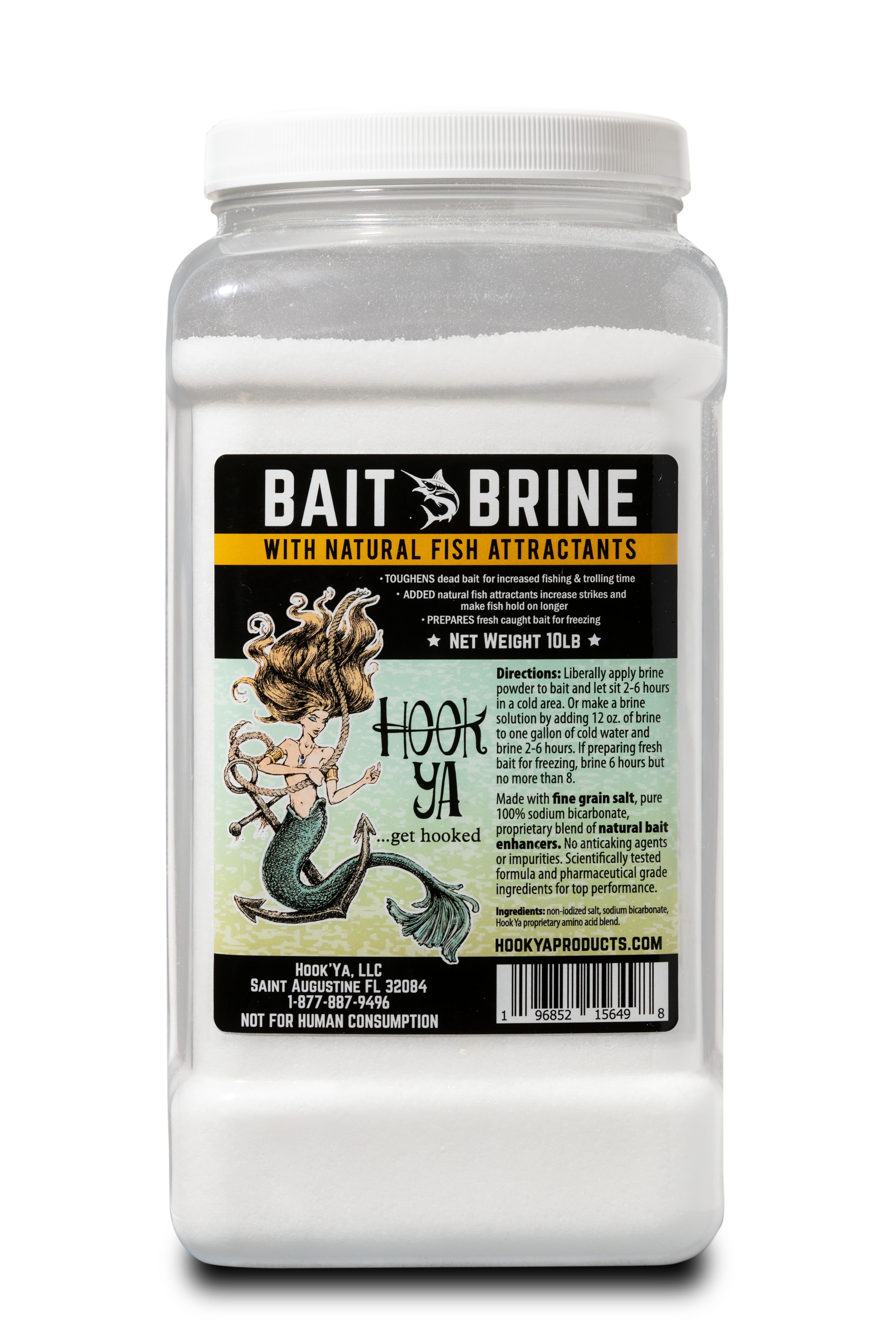 brominated vegetable oil tiny fish hooks Hook Ya Bait Brine