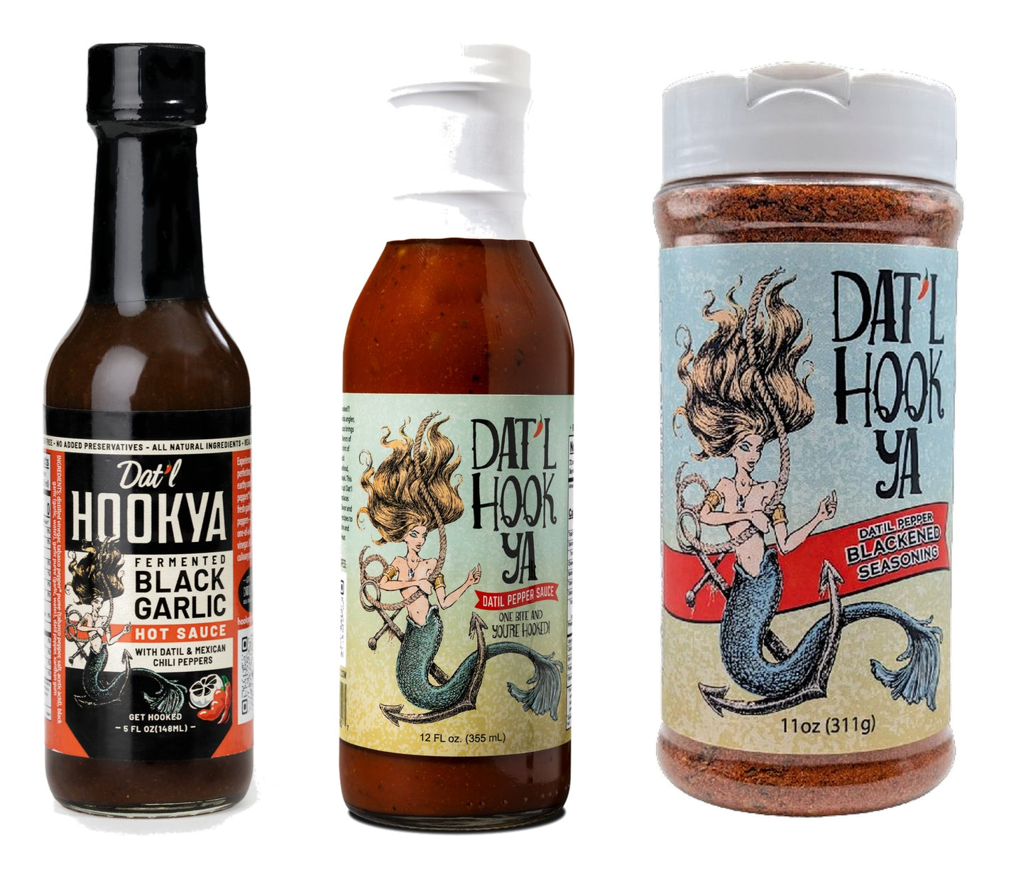 Popular: Dat'l Hook Ya Trio Mild Heat pack
