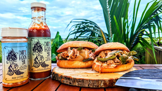 Dat’l Hook Ya Chicken and Pepper Sour Dough Sandwich