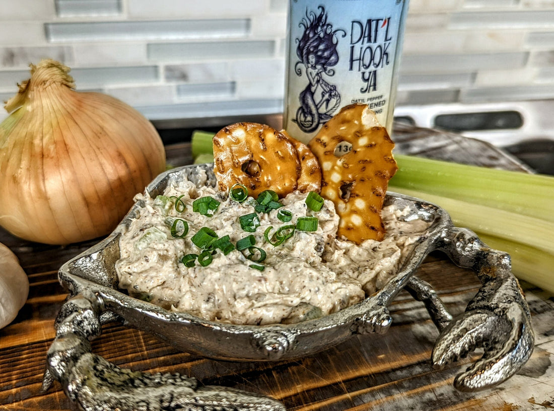 fish and hook dip HOOKED Smoked bass or panfish flies. The Seafood at Josephine's Gulf
