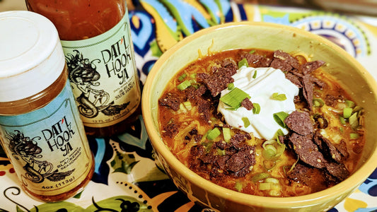 Dat’l Hook Ya Spicy Beef & Black Bean Soup
