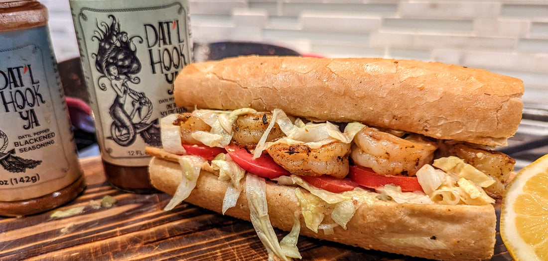 Dat’l Hook Ya Blackened Shrimp Po’ Boy