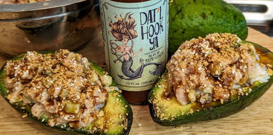 DAt’l Hook Ya Spicy Tuna Avocado Bowl With A Soy-Oyster Sauce Drizzle