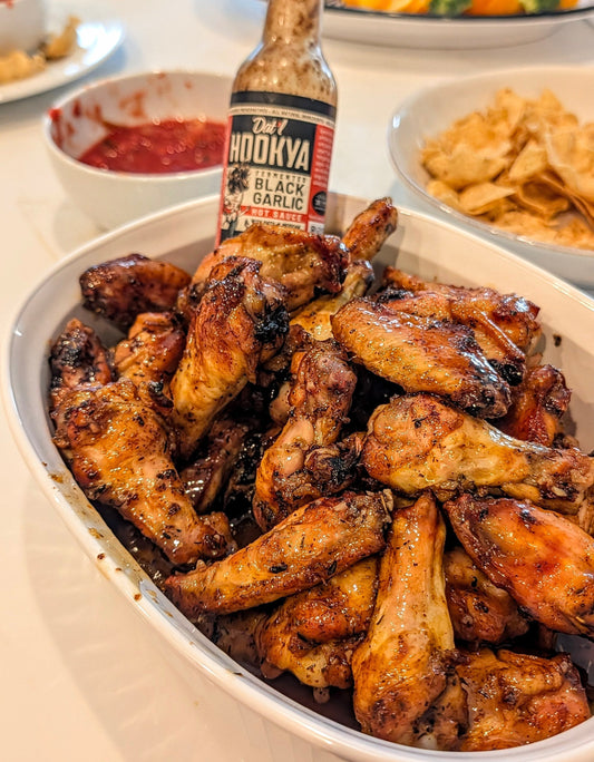 Dat'l Hook Ya Honey Butter Black Garlic Wings