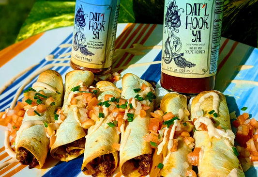 Dat’l Hook Ya Beef Flautas Supreme