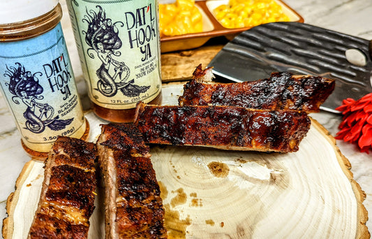 Dat’l Hook Ya Dry Rub and Wet Ribs