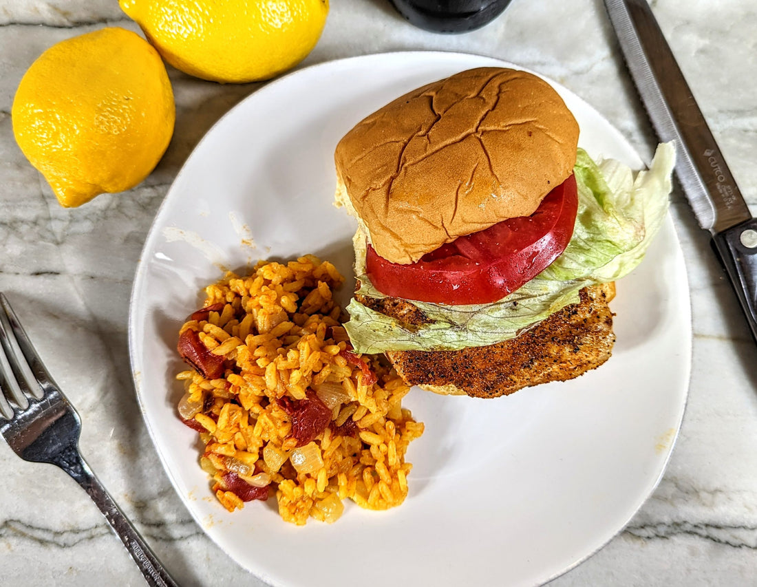 Dat’l Hook Ya Blackened Fish Sandwich