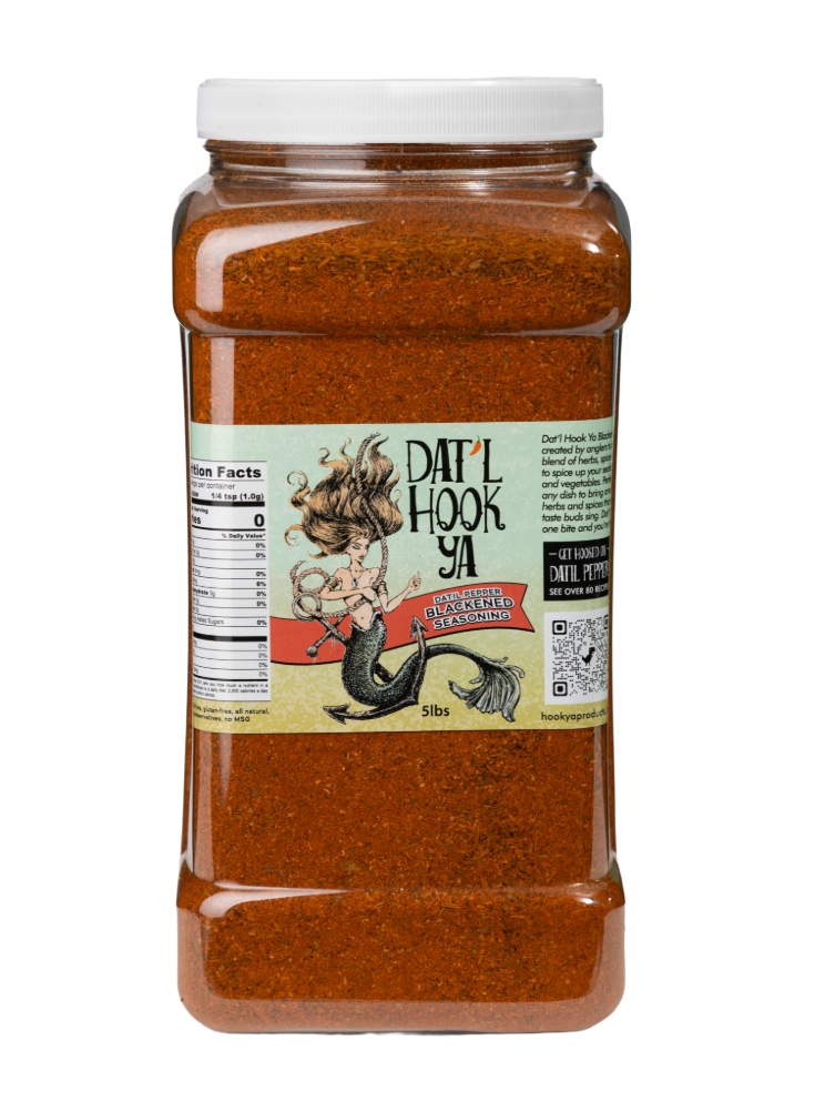 Dat'l Hook Ya Blackened Mild 5 Pound bulk