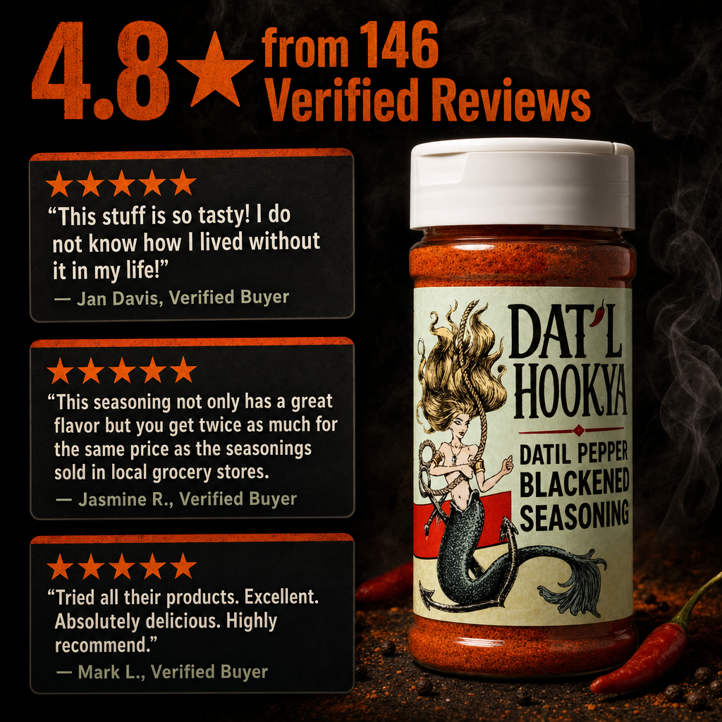 Dat'l Hook Ya Blackened Seasoning MILD Heat