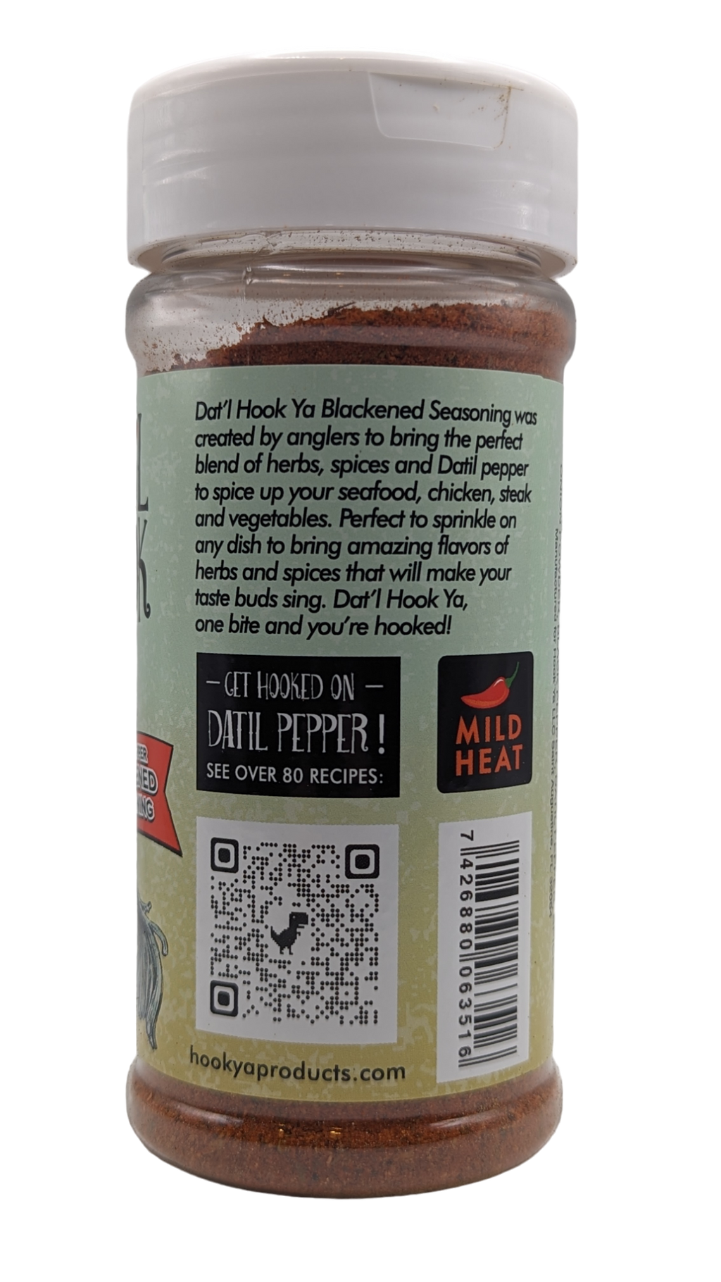 Dat'l Hook Ya Blackened Seasoning MILD Heat