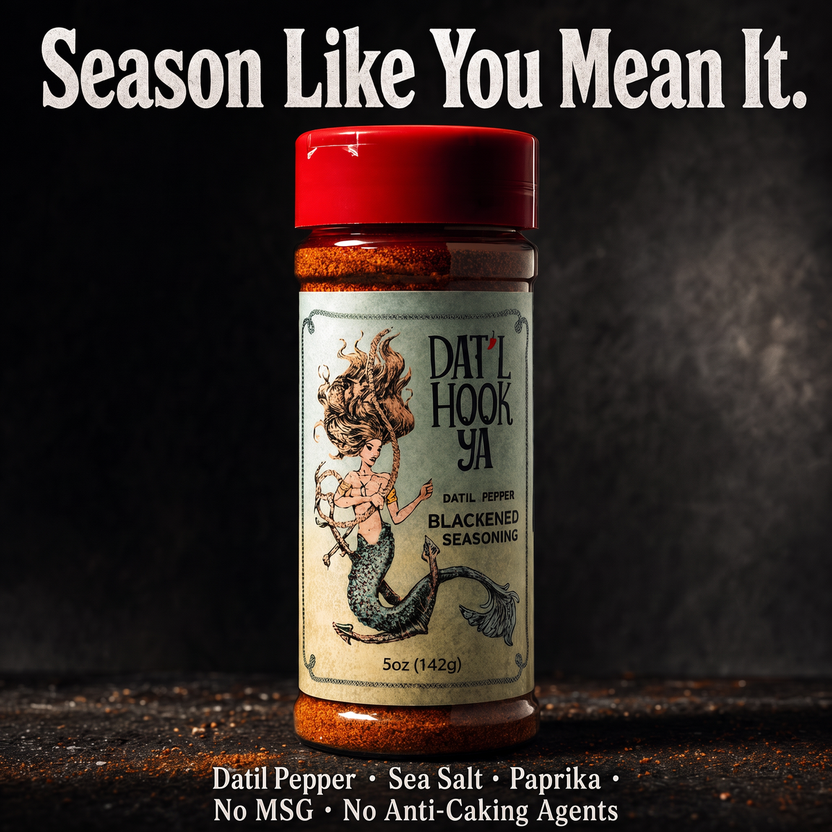 Dat'l Hook Ya Blackened Seasoning MEDIUM heat